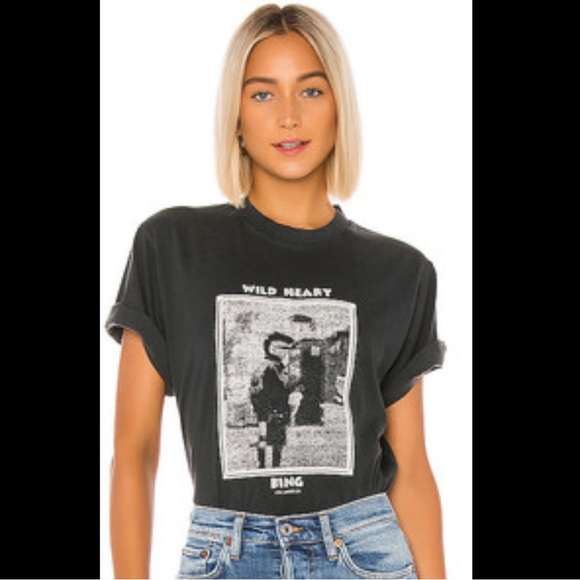 Anine Bing georgie Mohawk tee - Picture 2 of 8